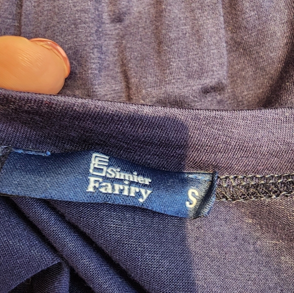 NWT New Blue Casual Dress Drawstring Waist Lightweight Dress Size S - Picture 8 of 8